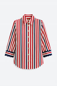 Vilagallo - Buttoned Down Striped Shirt