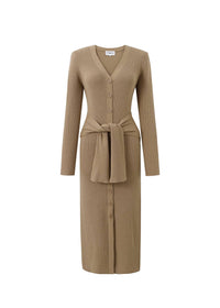 Frnch - Margaux Long Sleeve Midi Dress