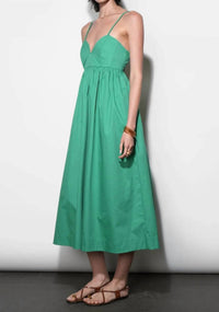 Greylin - Libby Boned Bodice Midi Dress