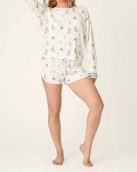 Pj Salvage - Woof Patriotic Pups Shorts
