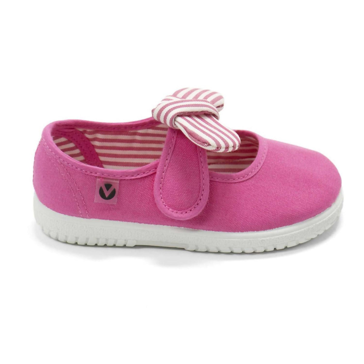 Victoria - Girls' Slip On Canvas Bow Shoes