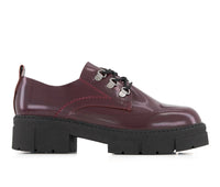 Andrea - Women's Chunky Sole Patent Oxfords