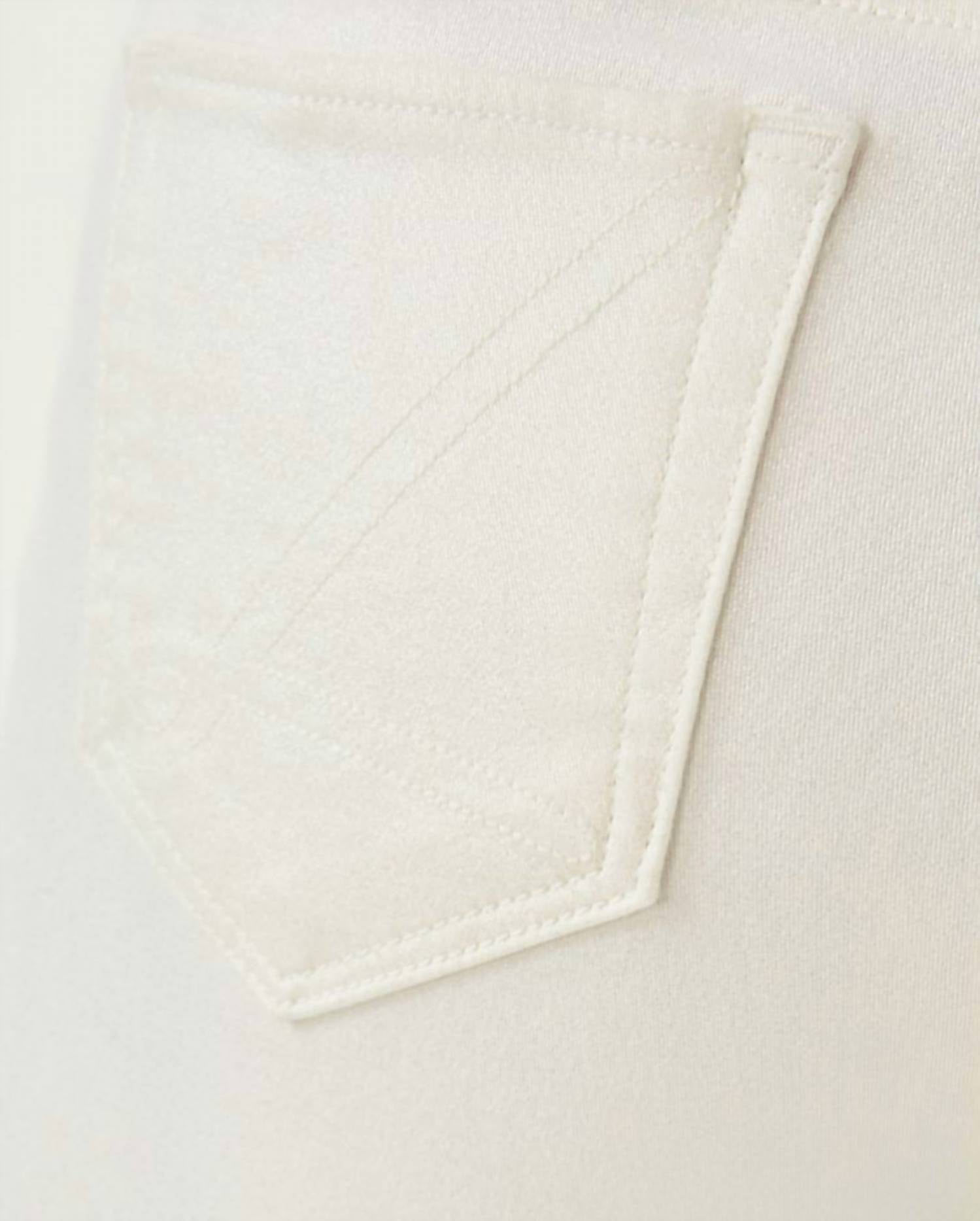 Lilly Pulitzer Liza Shimmer Crop Flare Jeans in coconut metallic - women's pants - view 5