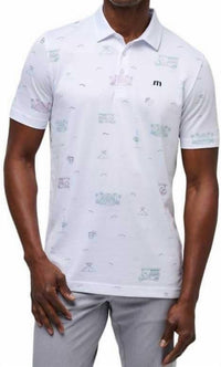 Travismathew - Tiki Mapes Print Half-sleeved Polo
