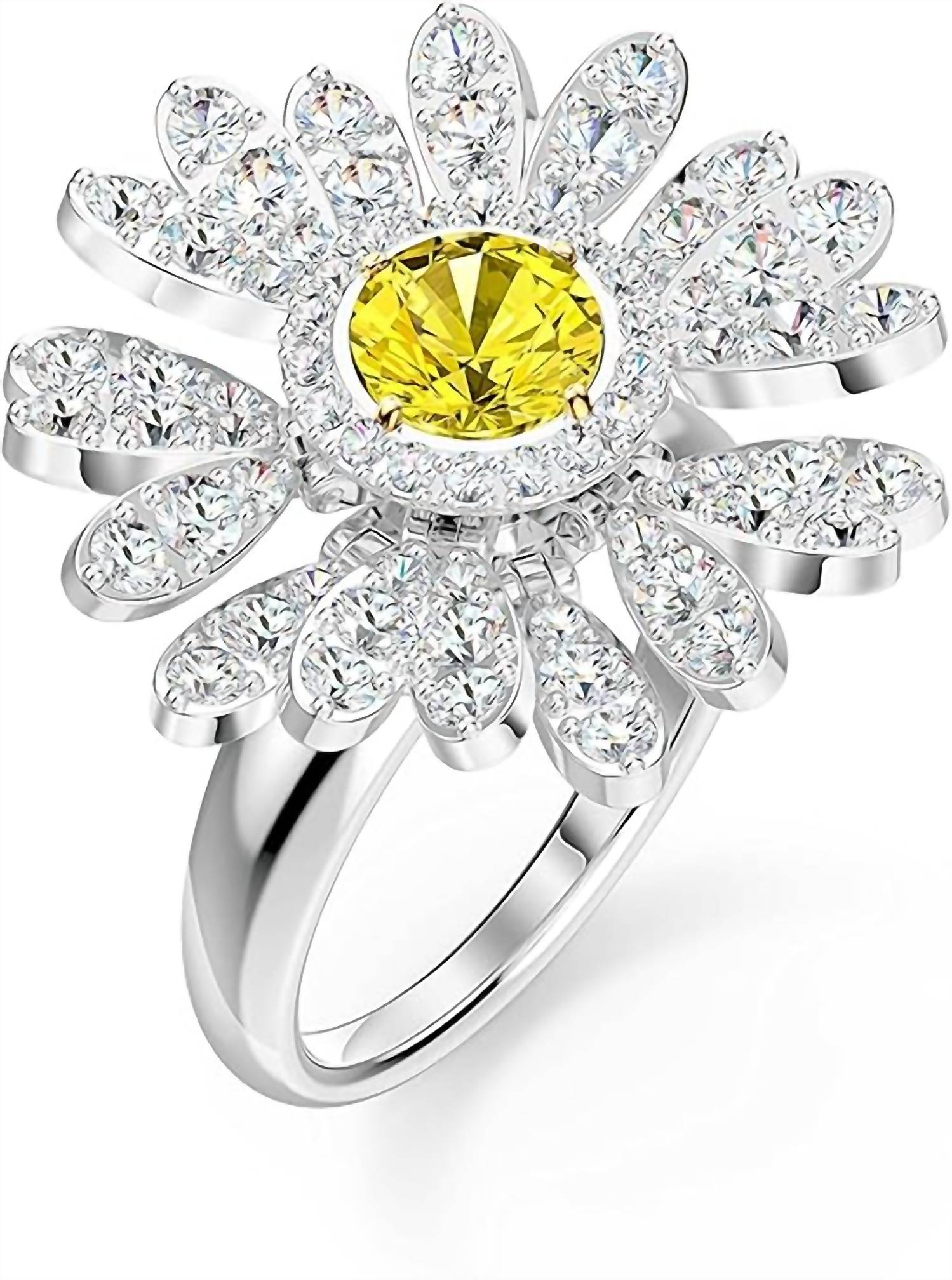 Swarovski - Women's Eternal Flower Daisy Ring