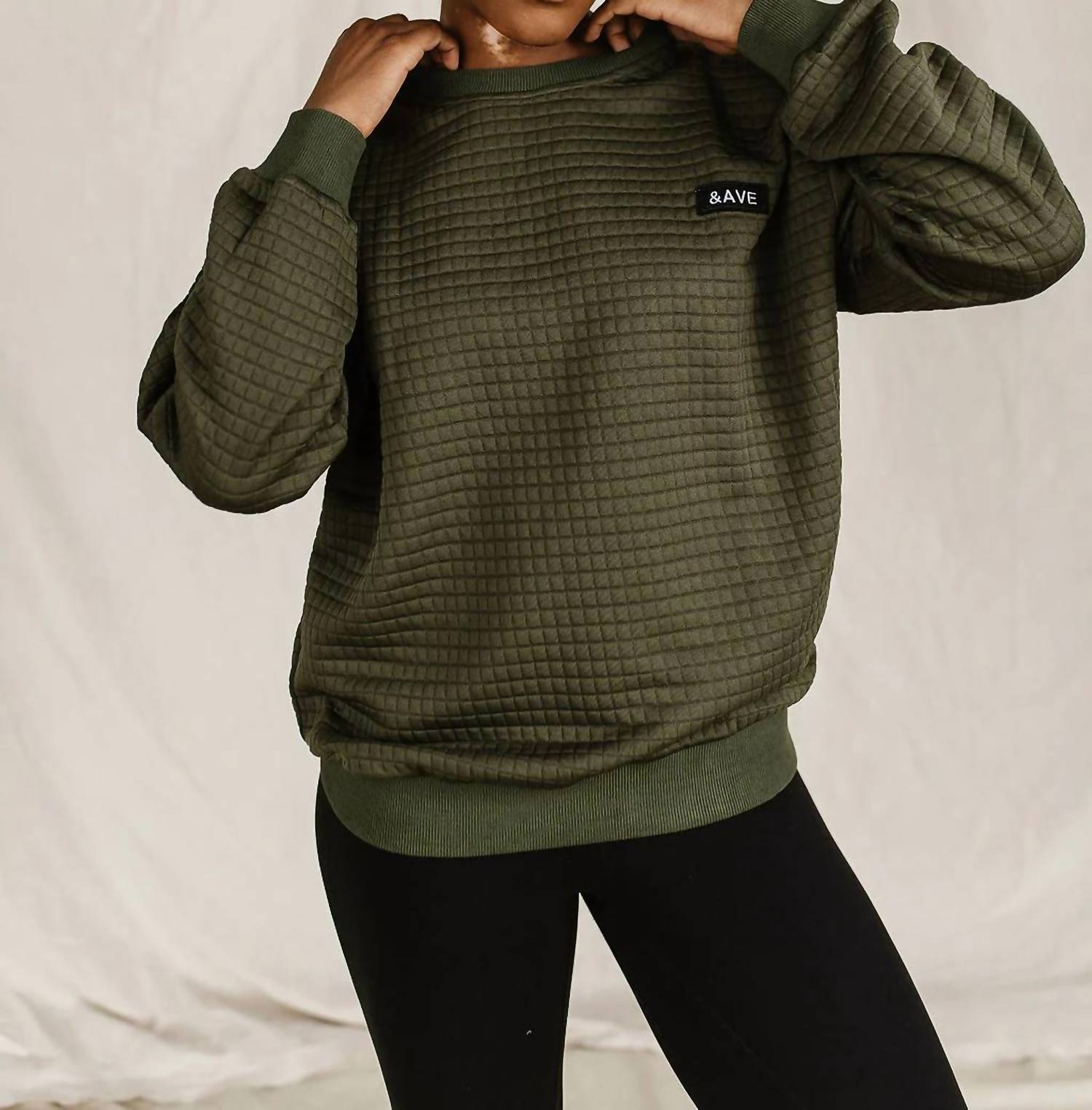 Ampersand Ave - Quilted Pullover Sweater