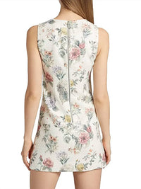 Alice + Olivia - Clyde Floral A-Line Mini Dress