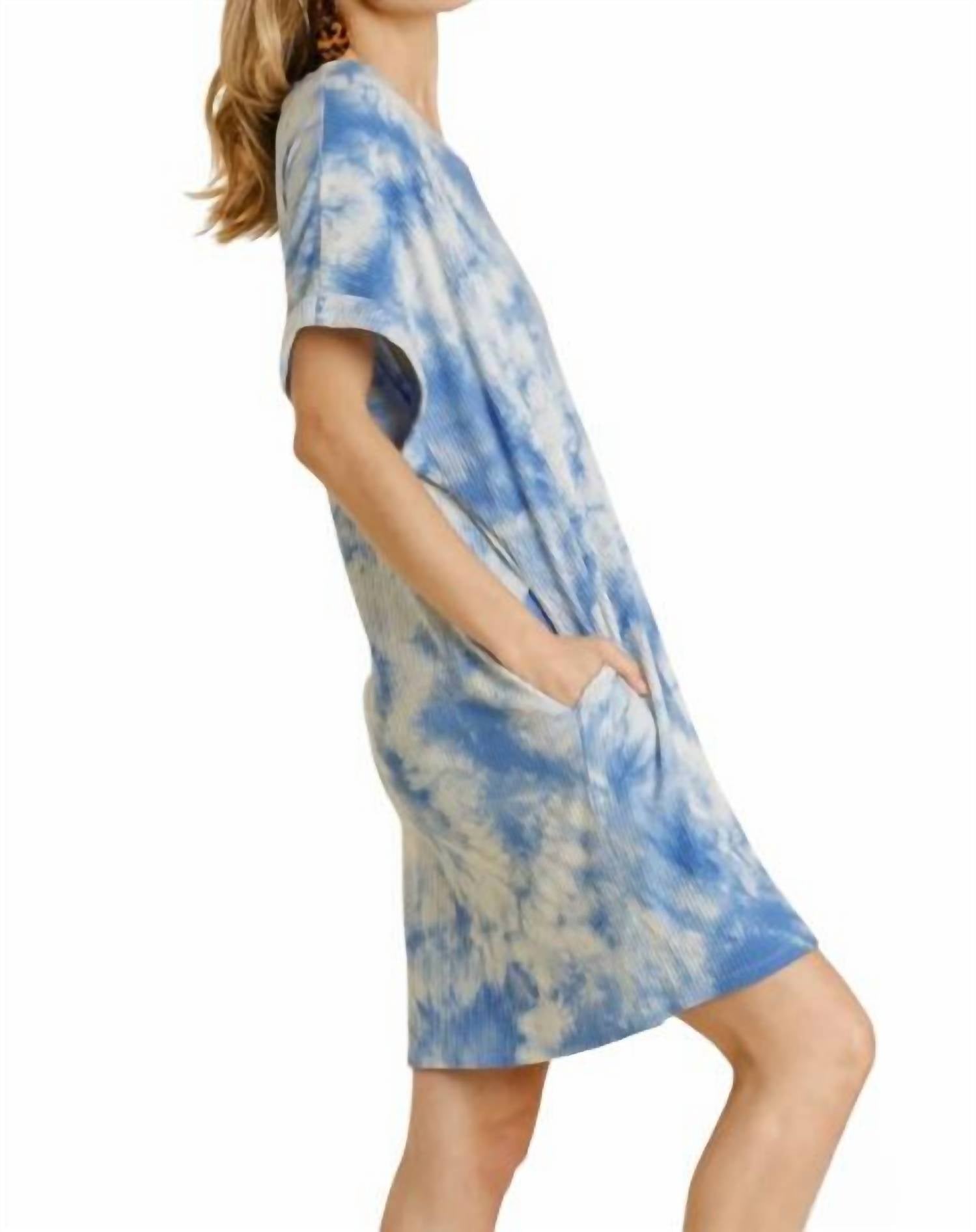 Umgee - Ribbed Tie Dye Dress