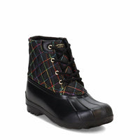 Sperry Little Kids Port Rain Boots in black rainbow - kids' shoe