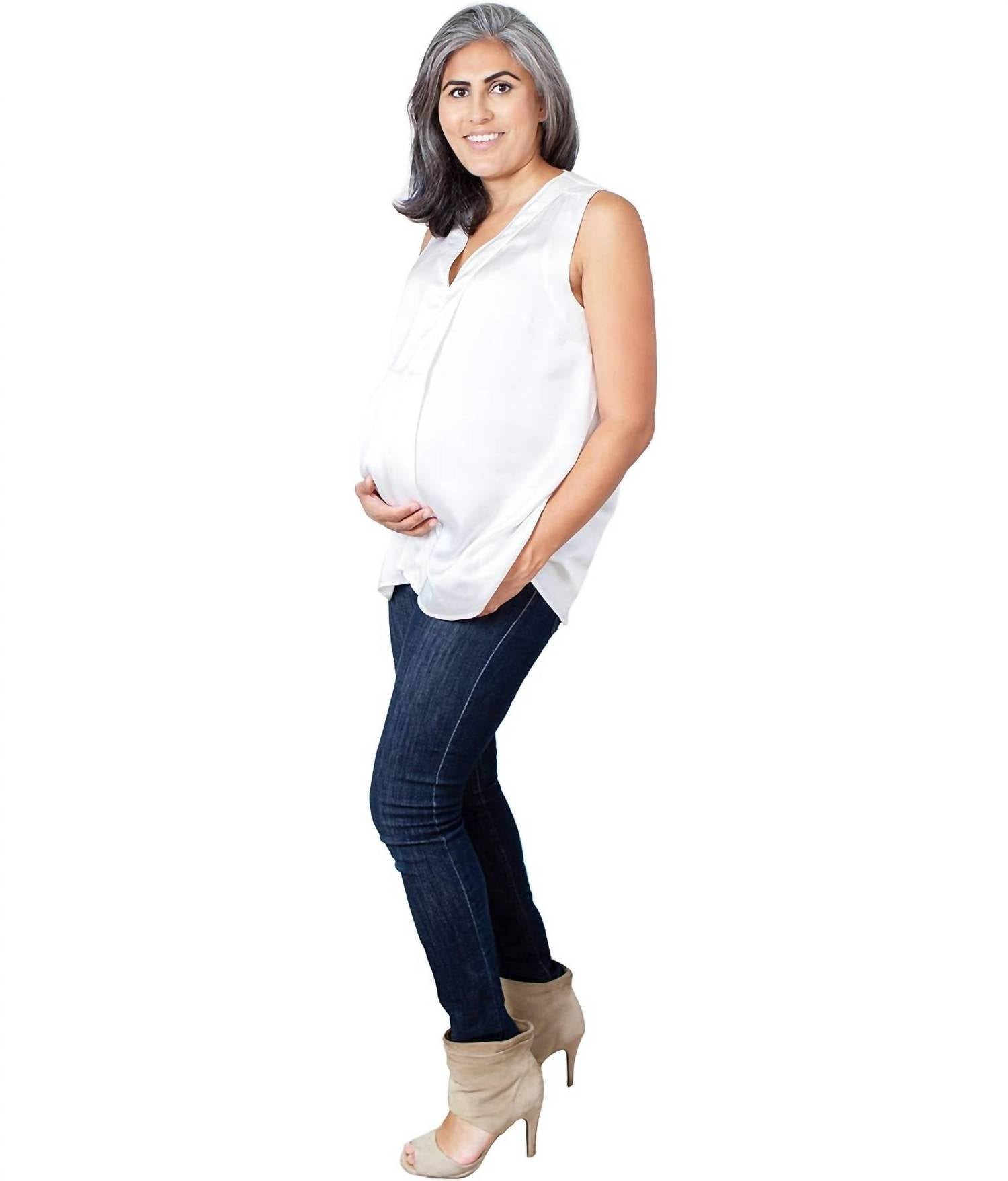 Emilia George - Maternity Lily V-neck Sleeveless Top