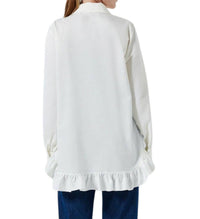 Touché - SHIRT WITH FRILL HEM TOP