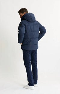 Jachs New York - Quilted Hooded Long Sleeve Puffer Jacket