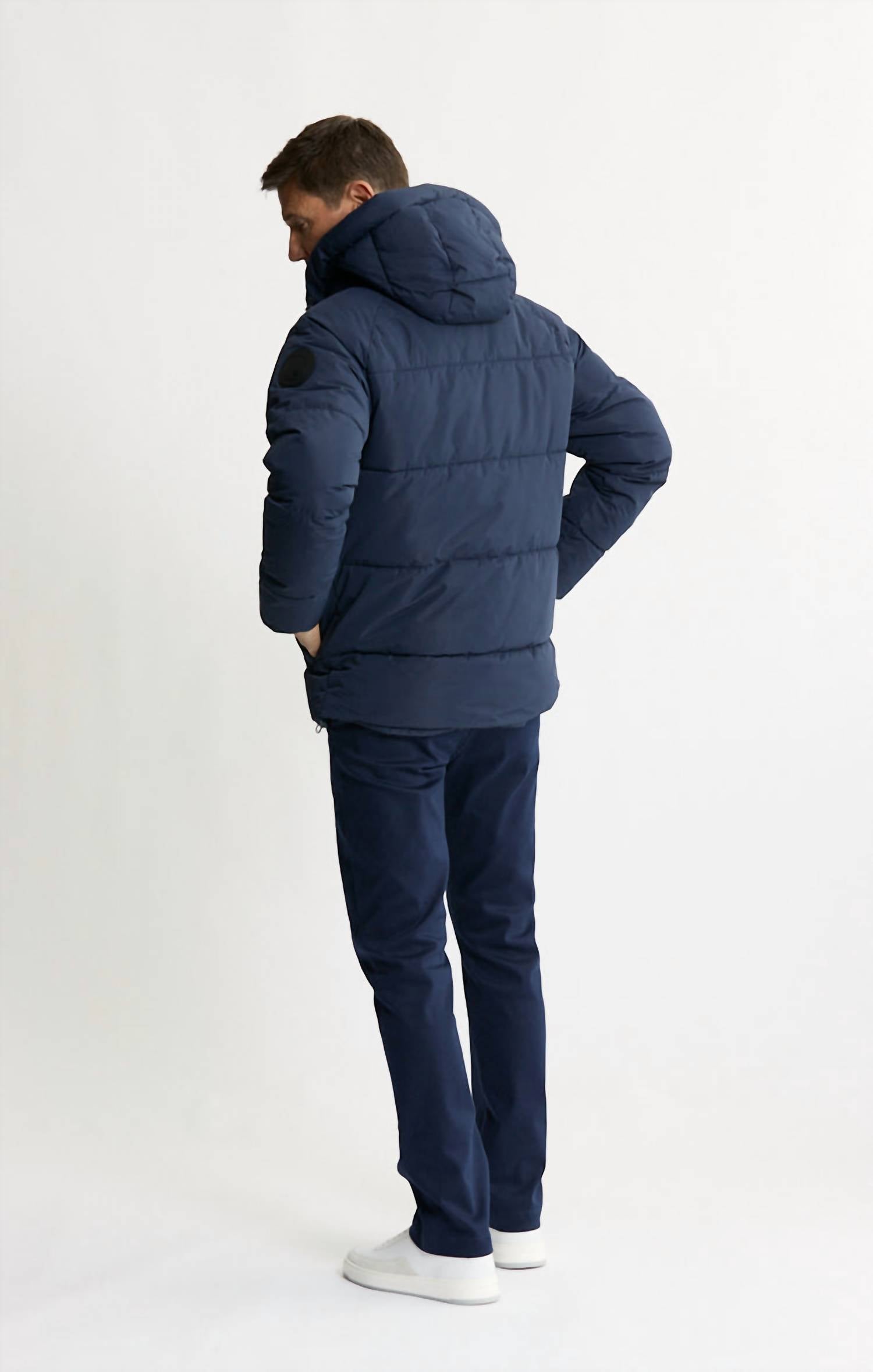 Jachs New York - Quilted Hooded Long Sleeve Puffer Jacket
