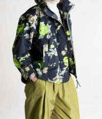 Psophia - Floral-print Hooded Jacket