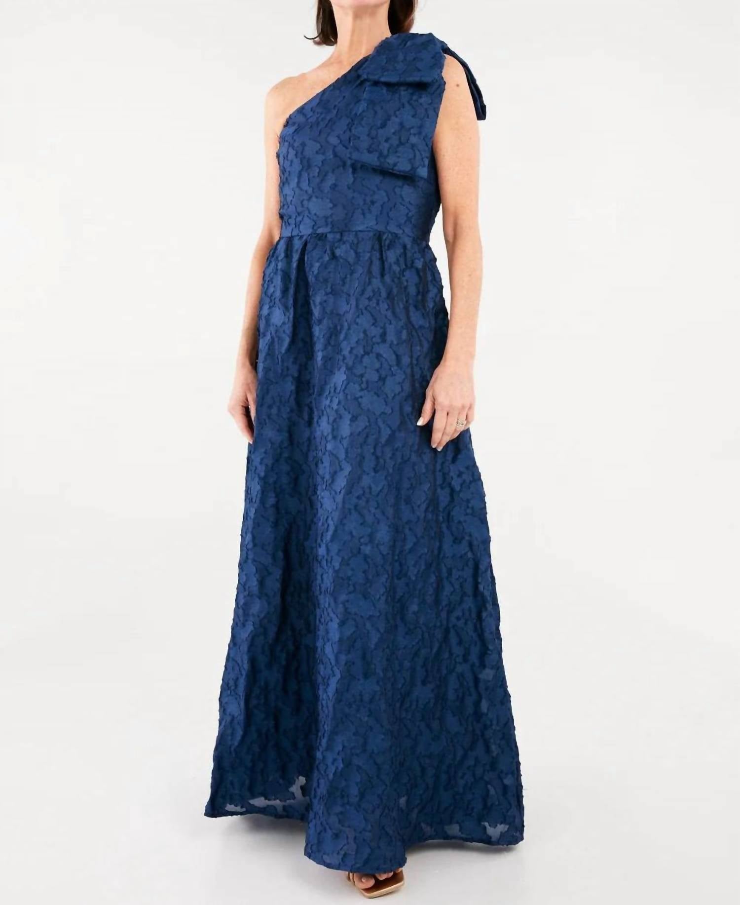 Abbey Glass - Caroline One-shoulder Gown