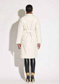 Circular Path - Vegan Leather Coat