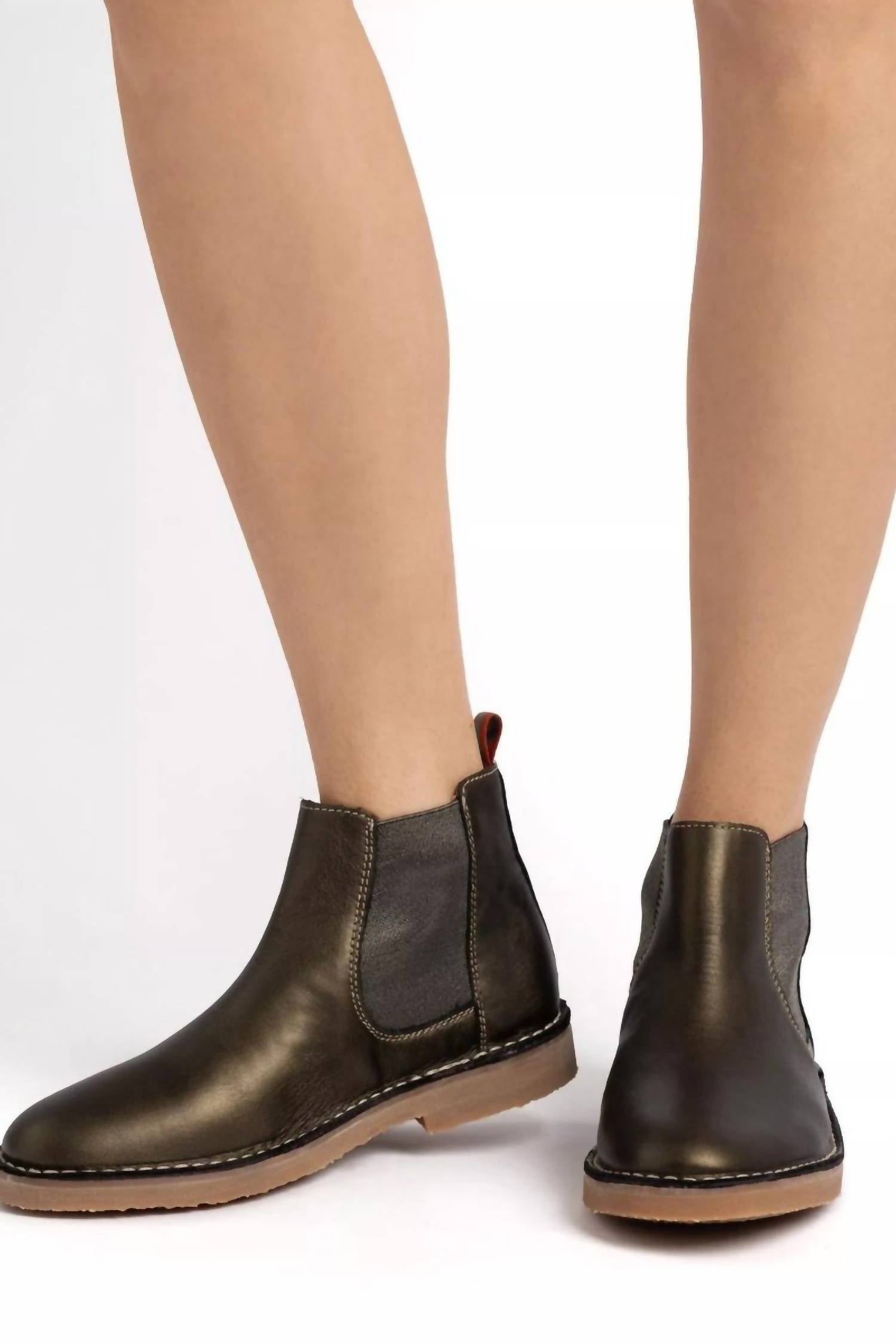 Penelope Chilvers - Women's Rambla Metallic Leather Boot