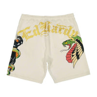 Ed Hardy - Men's Panther Skull Fleece Short