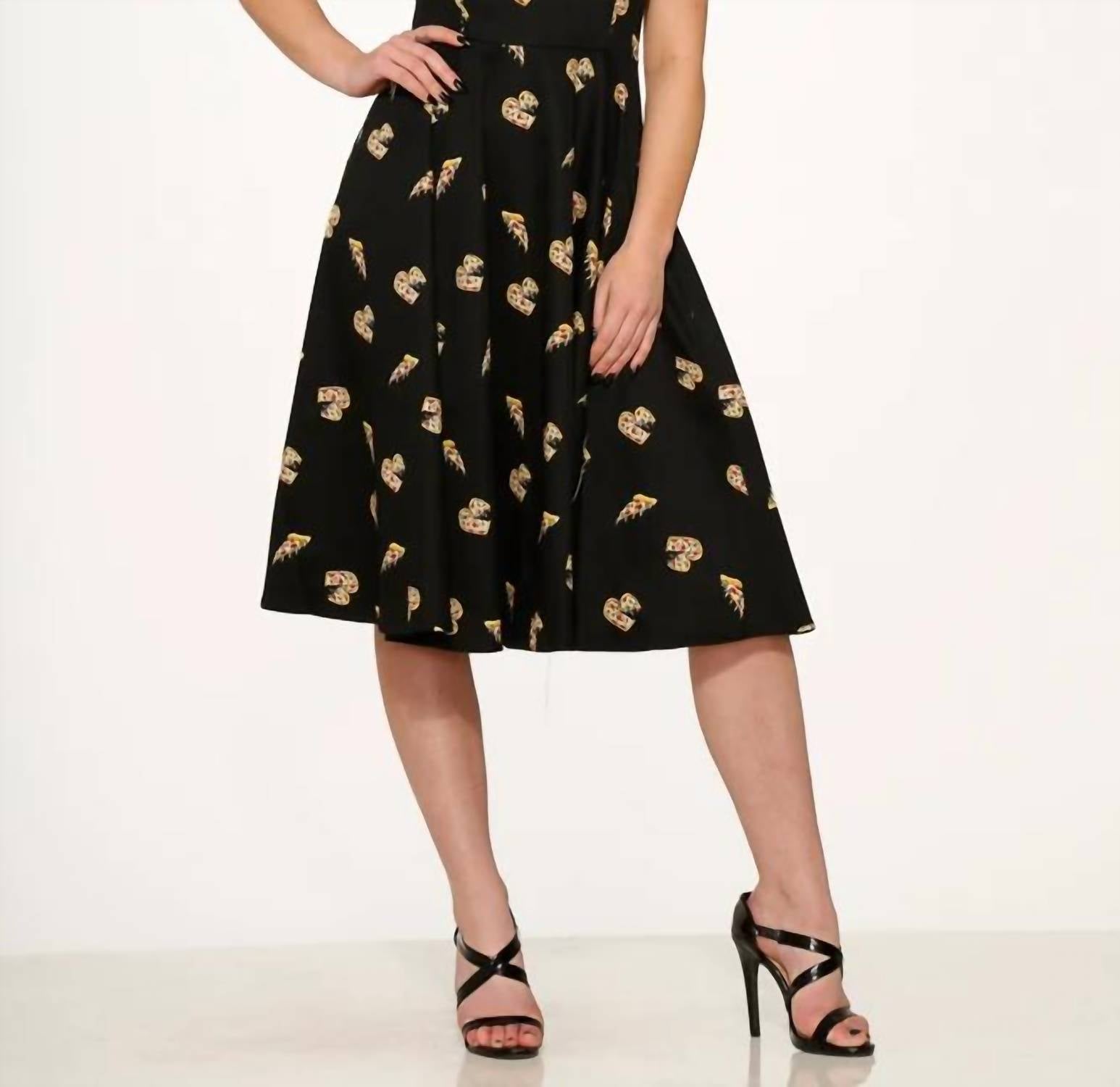 Orchid Bloom - Love New York Pizzeria Swing Dress