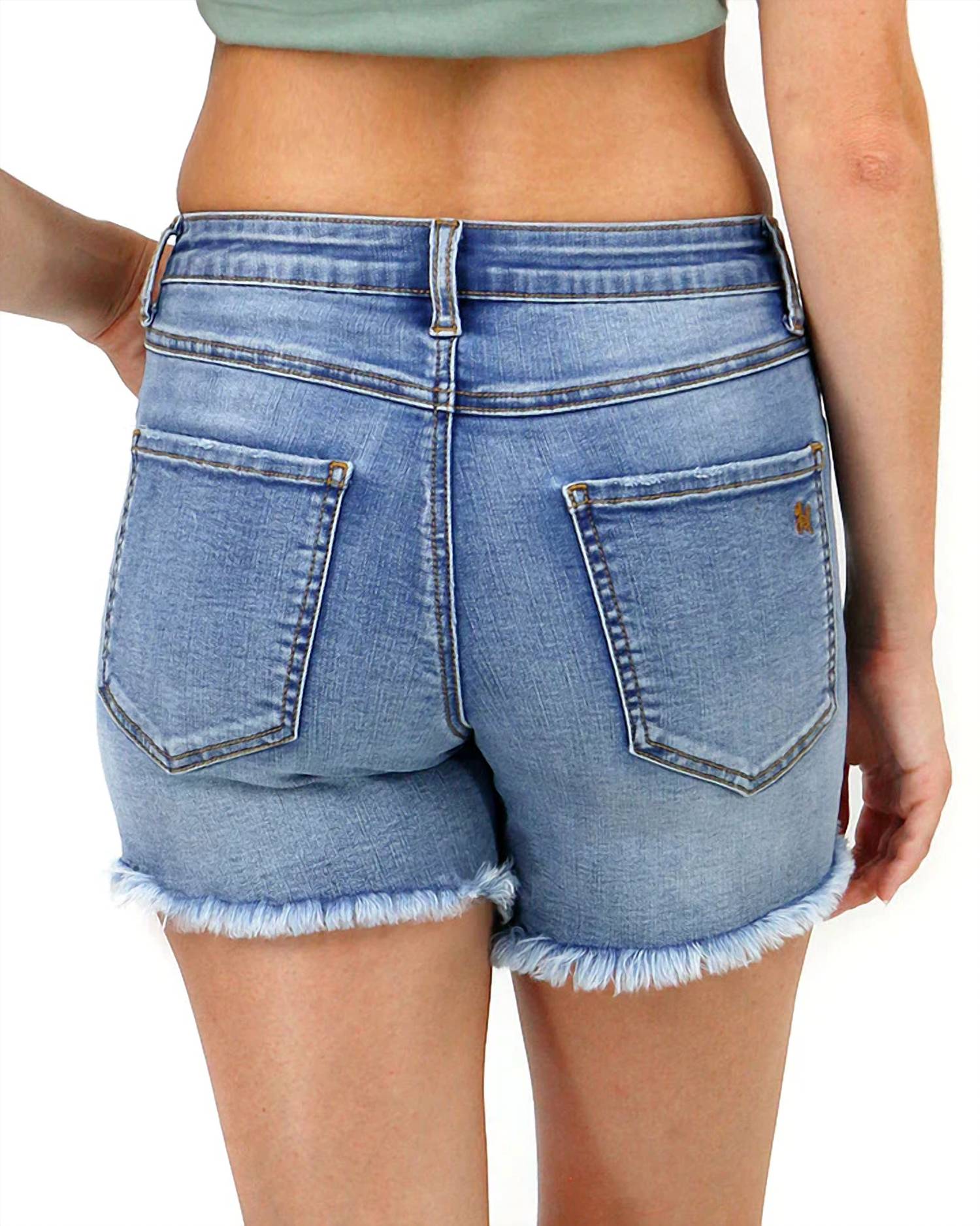 Grace And Lace - Repurposed Button Fly Shorts