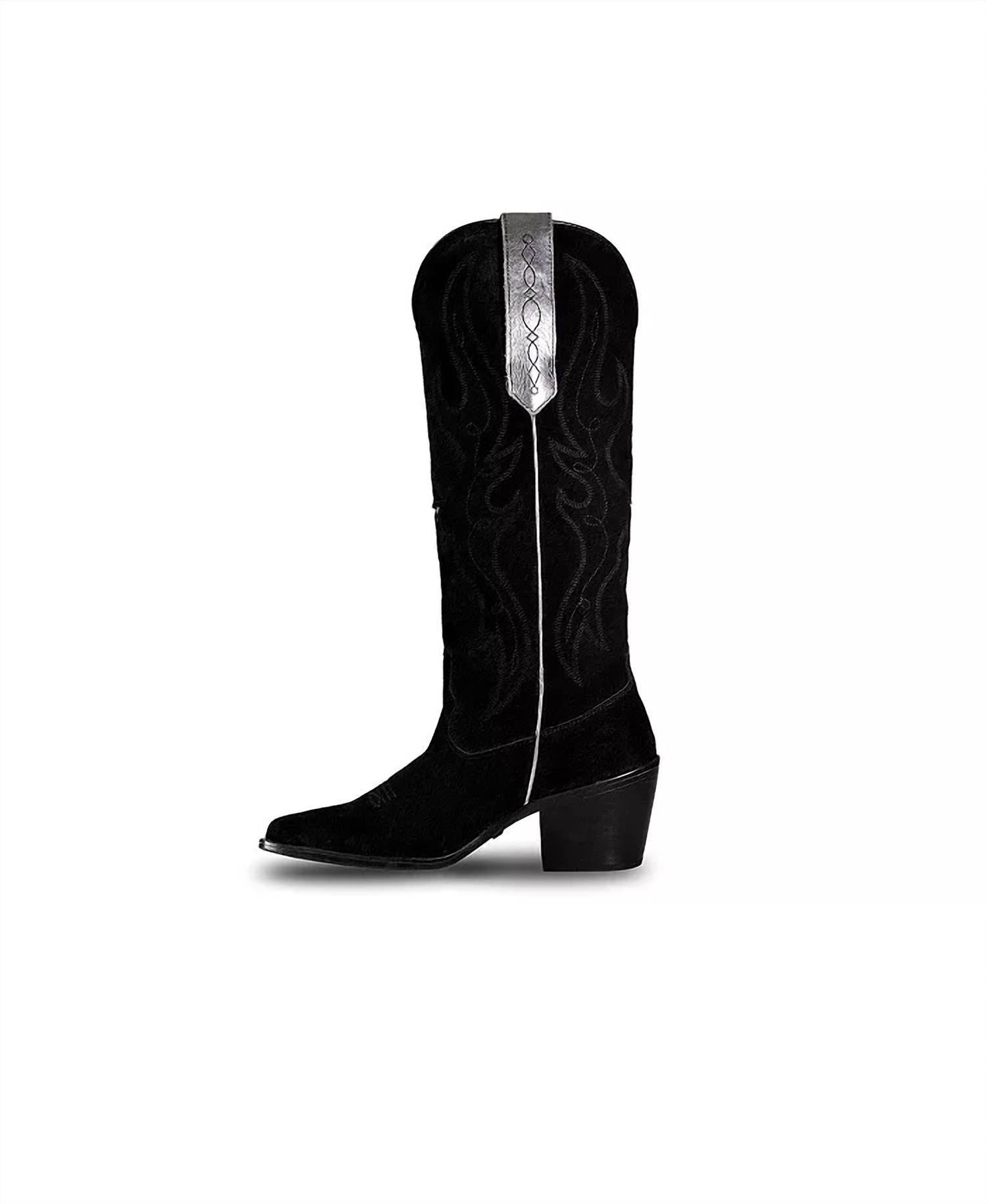 Bala Di Gala - Women's Knee-High Suede Leather Western Fenix Boots