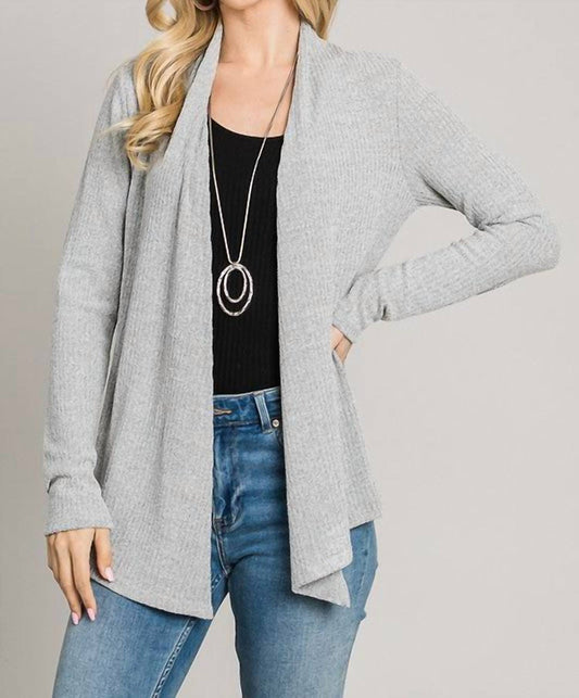 Cerule - Women's Claire Boucle Knit Cardigan