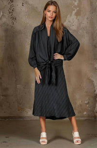 Maven West - Tie-front Shawl Jacket