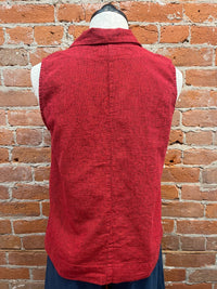 Cut Loose - Women's Sleeveless Linen-cotton Shirt