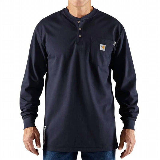 Carhartt - Flame Resistant Force Long Sleeve Henley Shirt - Tall
