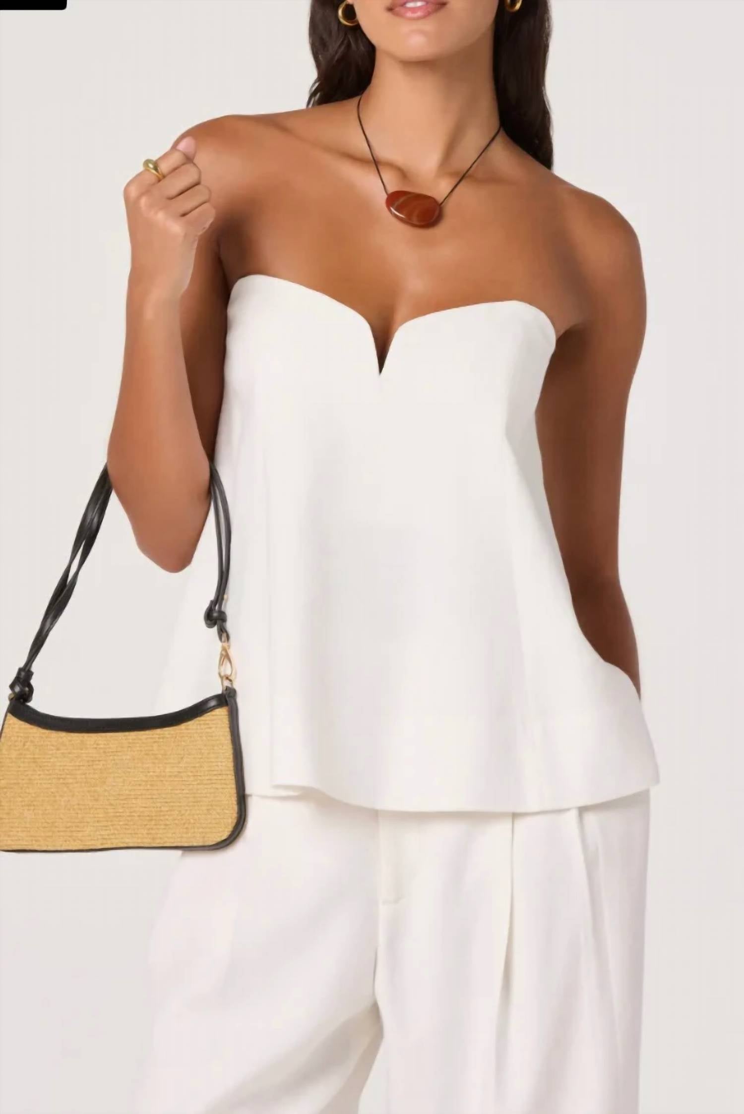 Astr - TALULLA STRAPLESS TOP