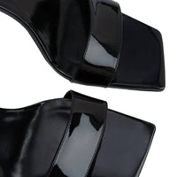 By Far - Women's Devon Heels Patent Leather Sandal