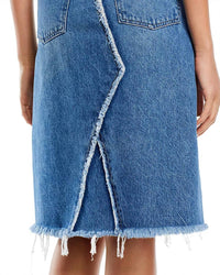 Frame - Deconstructed Denim Skirt