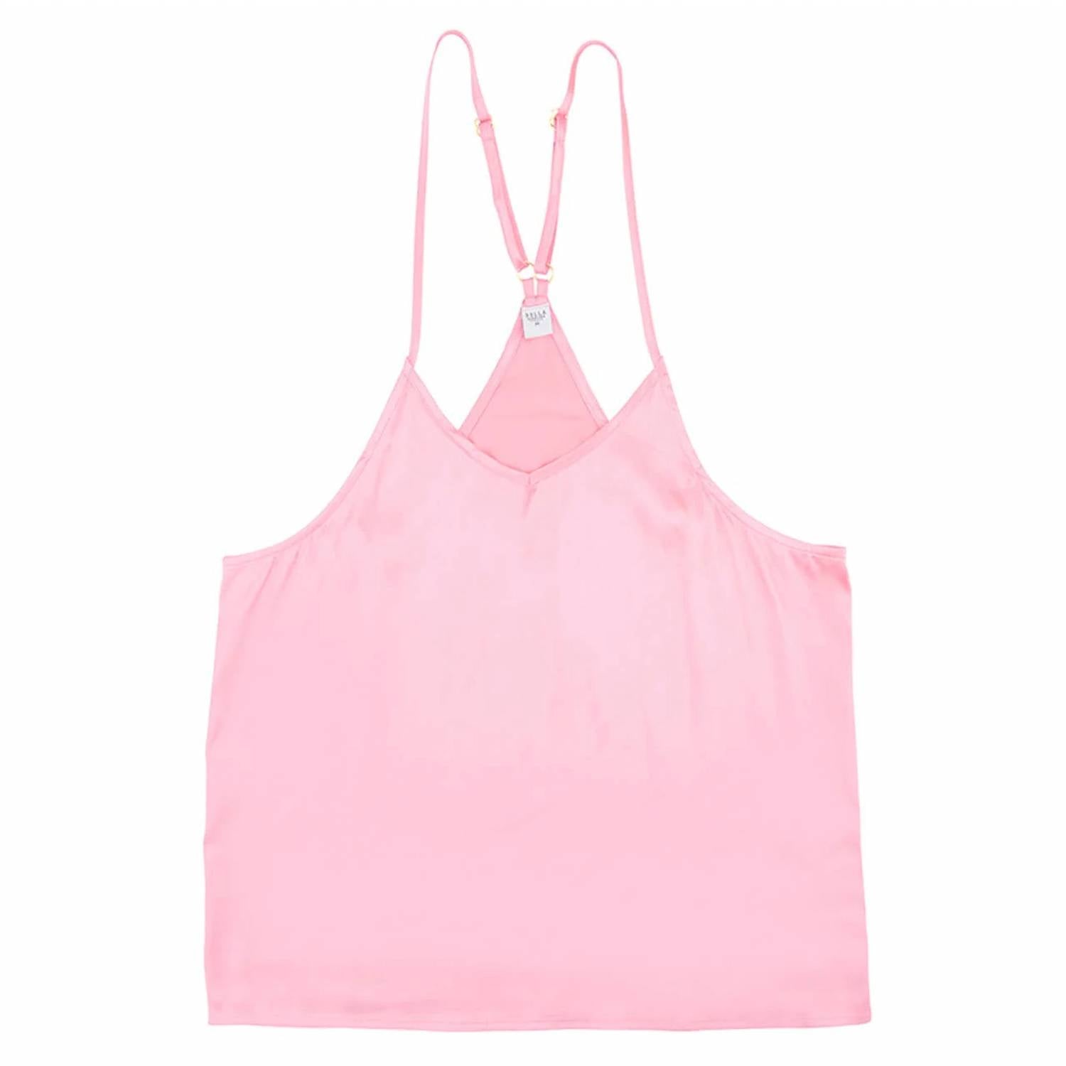 Bella Sleep + Spa - Satin Cami Pajama Set With Ruffle Shorts