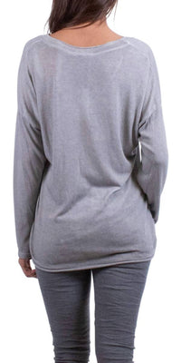 Gigi Moda - Amour V-Neck Sweater