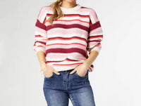 Coco + Carmen - Paloma Textured Stripe Sweater