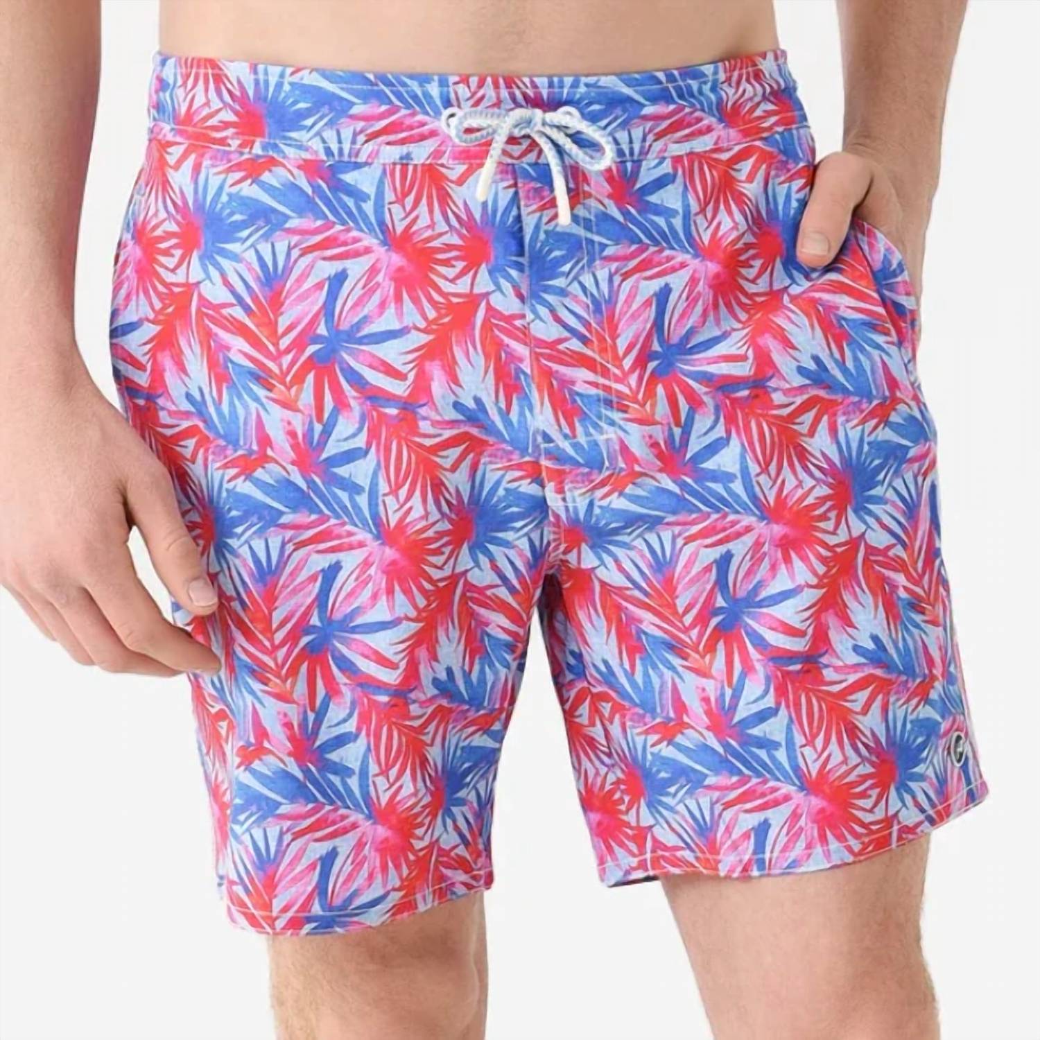 Johnnie-O - Men's Elastic Waist Swim Trunk