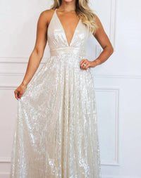 Luxxel - Hollywood Glam Sequin Maxi Dress