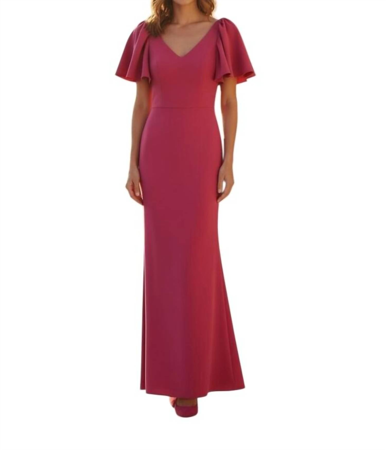 Frascara - Flutter Sleeve Dress