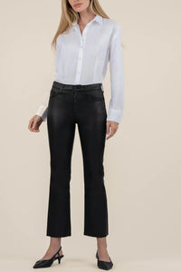 Kut From The Kloth - Kelsey Coated High Rise Ankle Flare Jeans