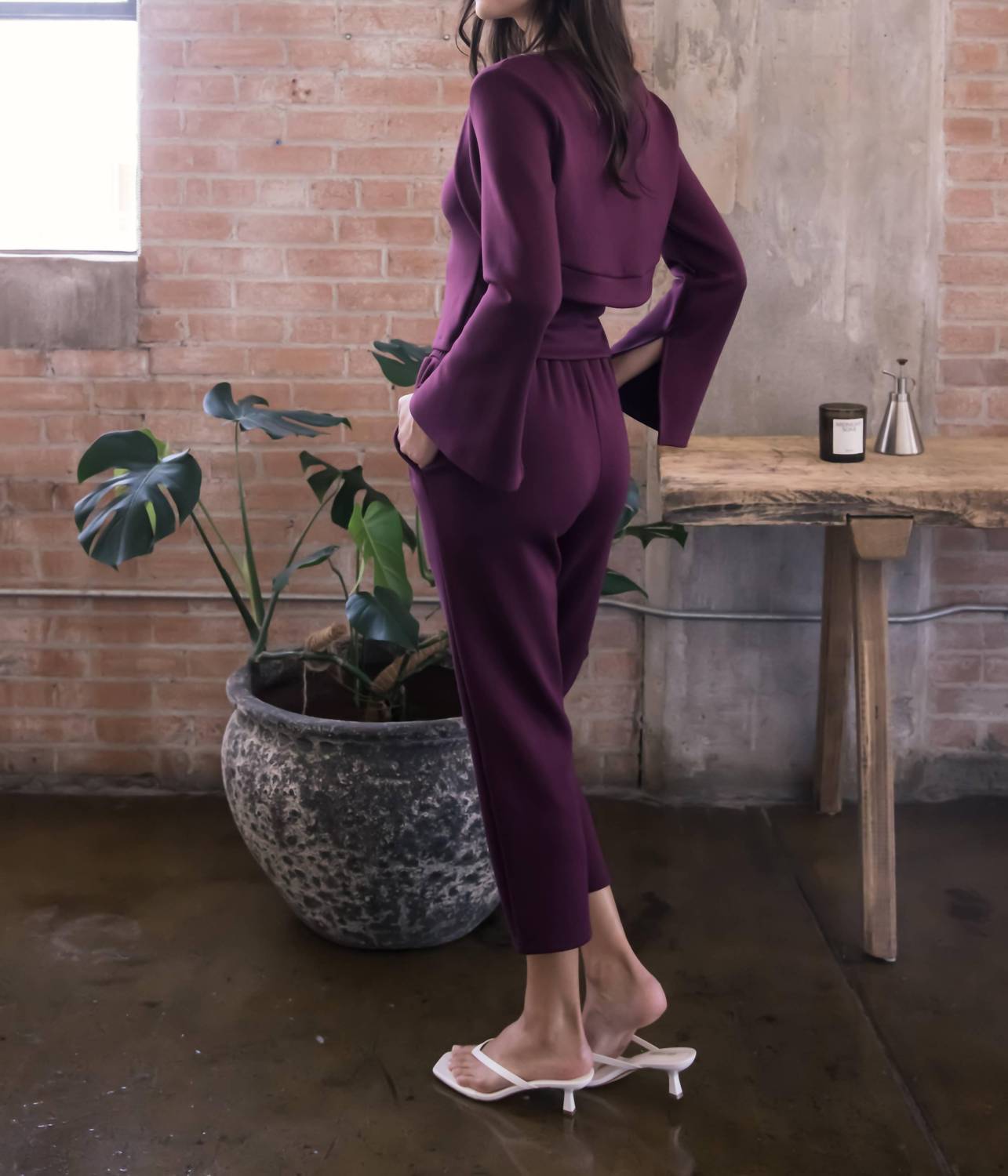 P.Cill - Butter Modal Waist Band Ankle Pants