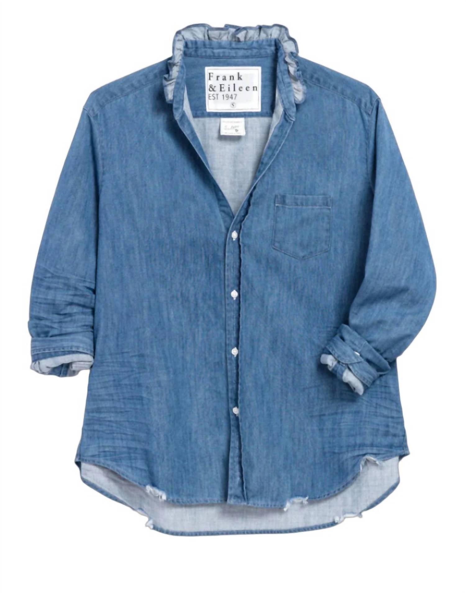 Frank & Eileen - Ruffle Collar Eileen Shirt