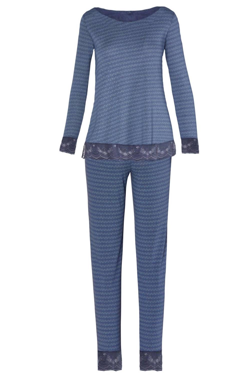 Twelve Eighty Eight - Women's Venice Long Sleeve Bateau Neck Pajama Set