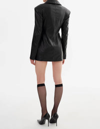 Lamarque - Benedetta Faux Leather Blazer Dress