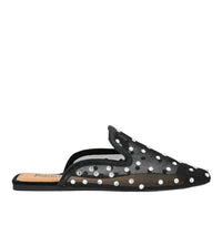Corkys Footwear Women's To Die For Rhinestone Studded Mesh Mules in black - women's shoe