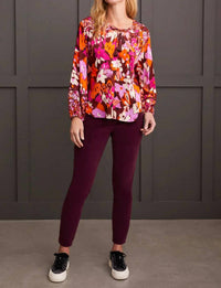 Tribal - Carson Combo Print Challis Blouse