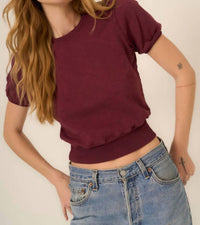 Project Social T - Women's Stay Awhile Short Sleeve Sweatshirt