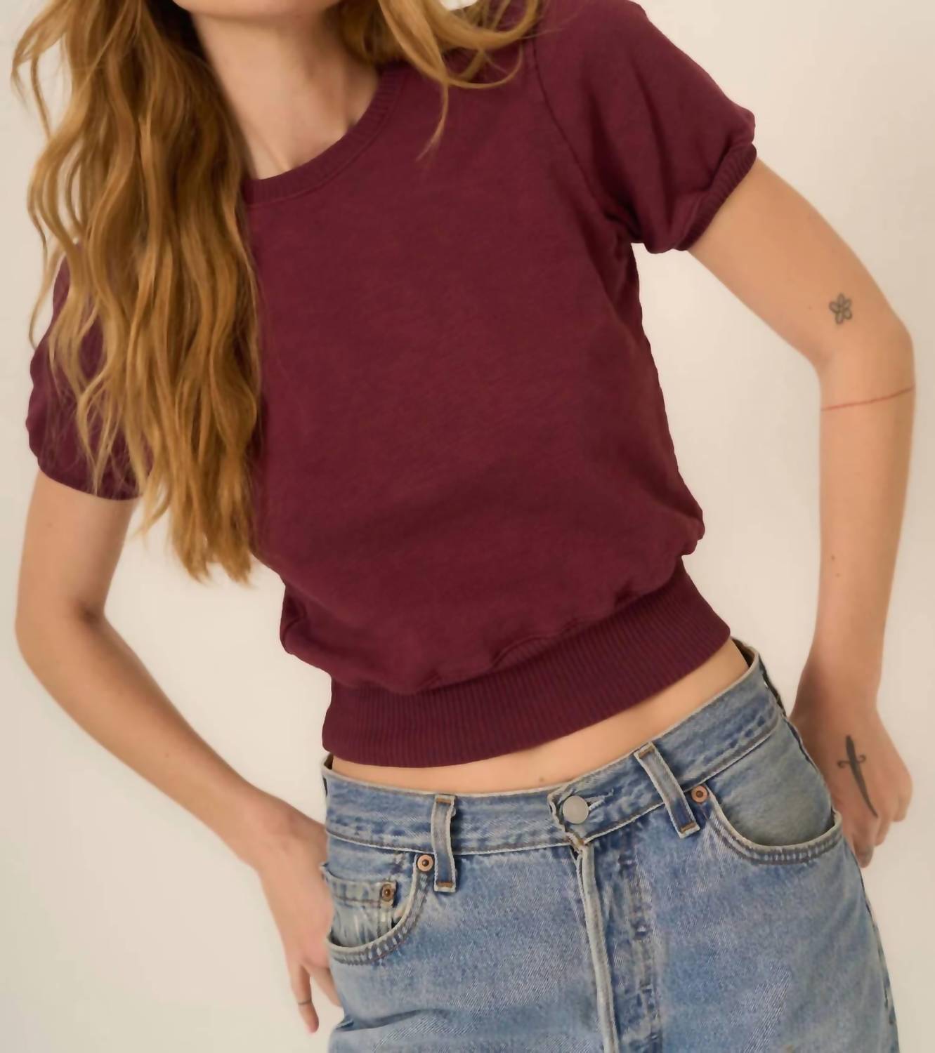 Project Social T - Women's Stay Awhile Short Sleeve Sweatshirt