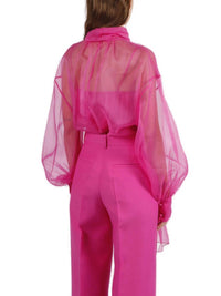 Valentino - Long Sleeve Blouse With A Tie