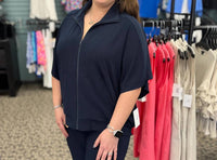 Sympli - Wing Woman Zip Up Top
