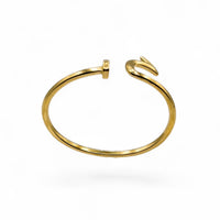 Jagged Halo Jewelry - Women's Nailed It Nail Cuff Bangle